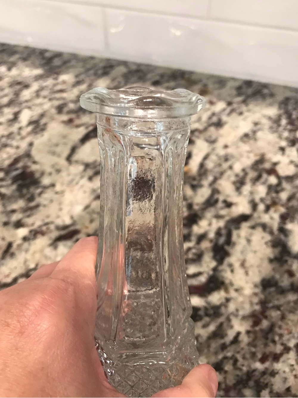 Vintage Anchor Hocking WEXFORD 9” Bud Vase - Picture 9 of 12